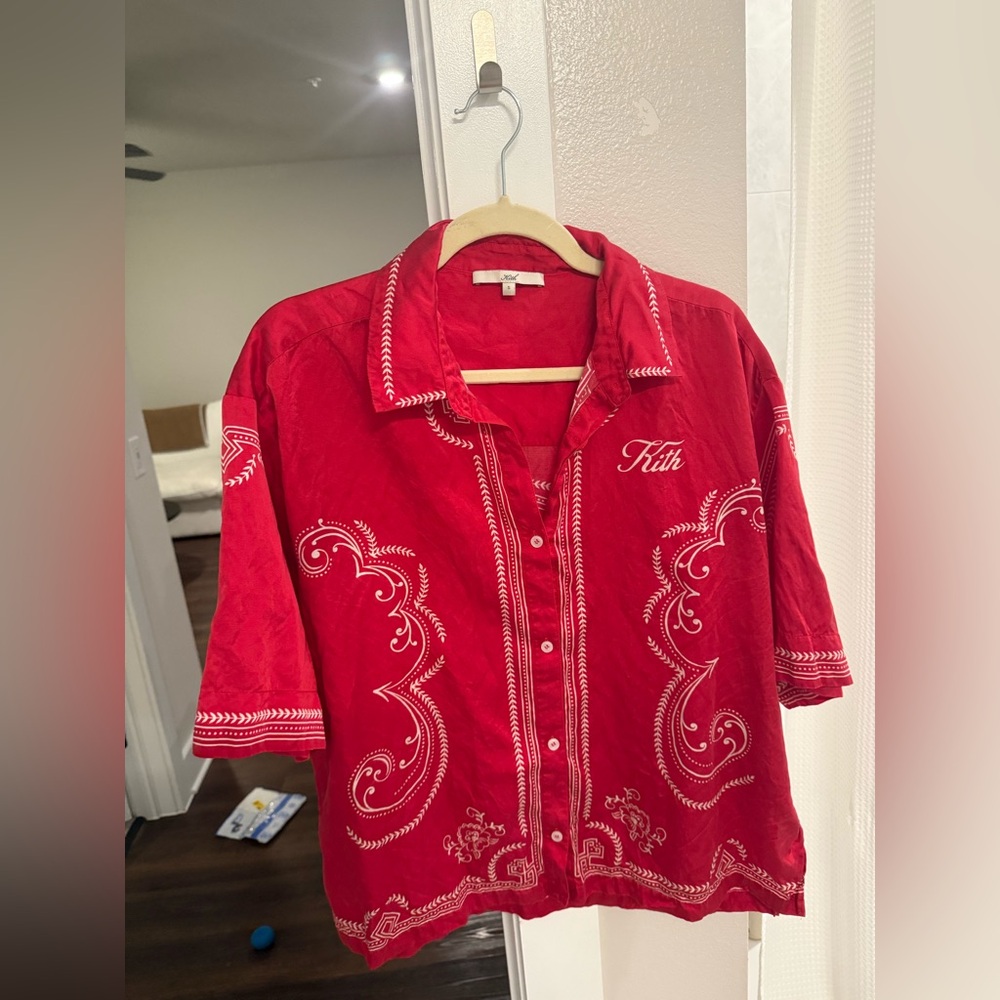 Kith Scarlet bandana Button-Up Shirt
